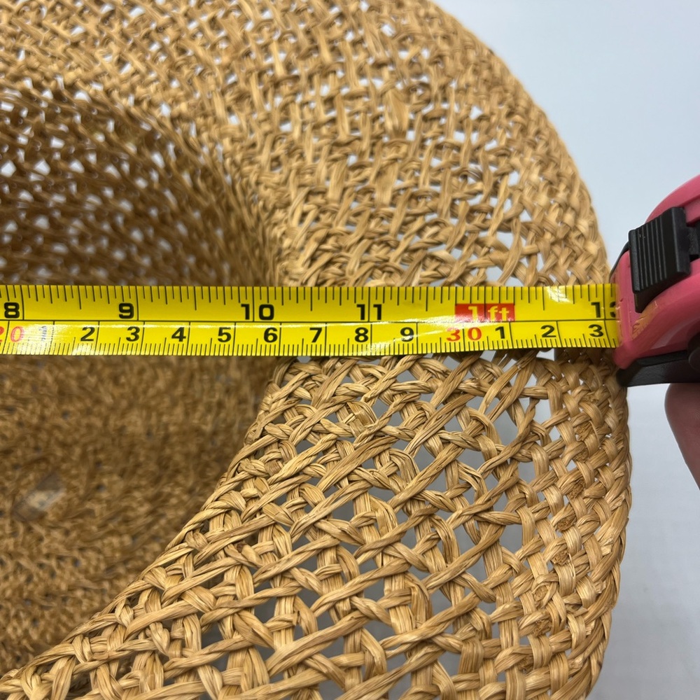 Stylish Tan Straw Sun Hat - Picture 6 of 7